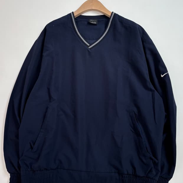 Nike 나이키 골프 암스우시 네이비 브이넥 웜업