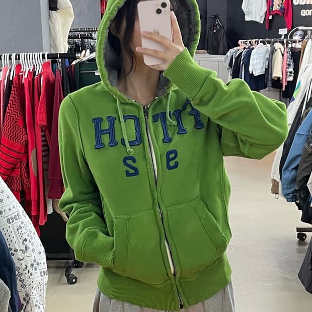아베크롬비 데미지 후드집업