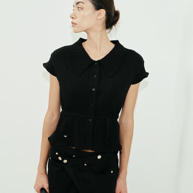 위메농 데이지 코튼 니트