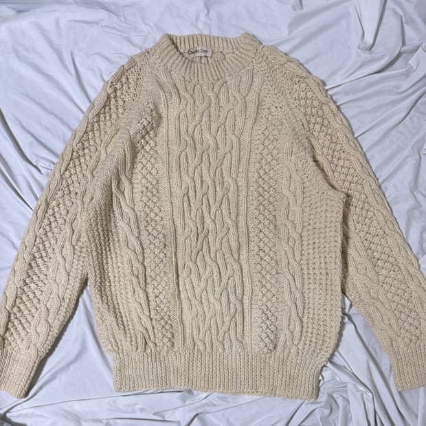 빈티지 피셔맨 니트