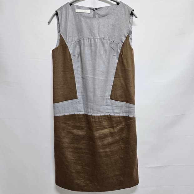 미샤 슬리브리스 린넨 원피스 55