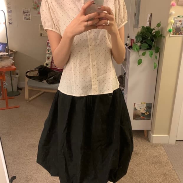 보우아카이브 벌룬 미디 스커트