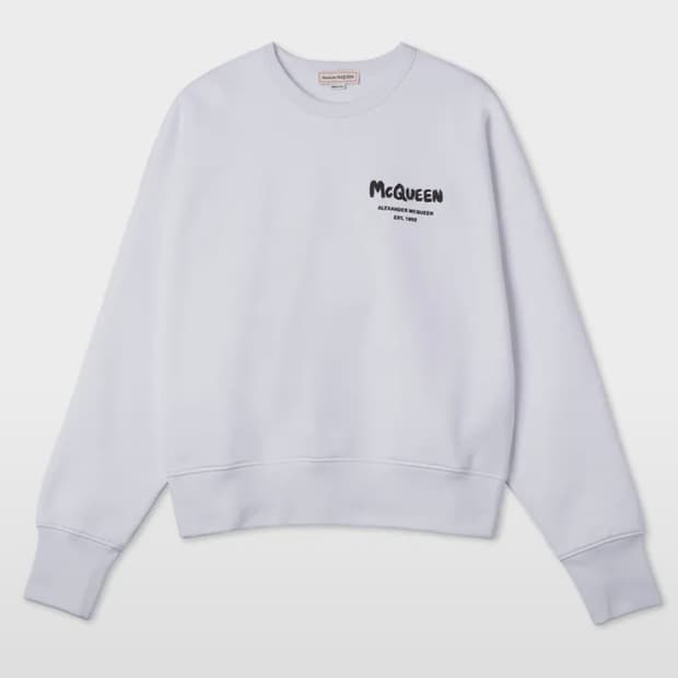 알렉산더맥퀸 로고 맨투맨