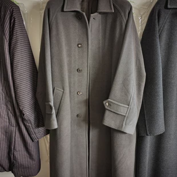 22AW 오라리 캐시미어 모저코트 차콜