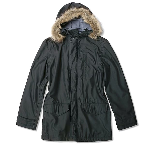 빔즈 [Beams] 소프트 터치 네이비 후드 자켓