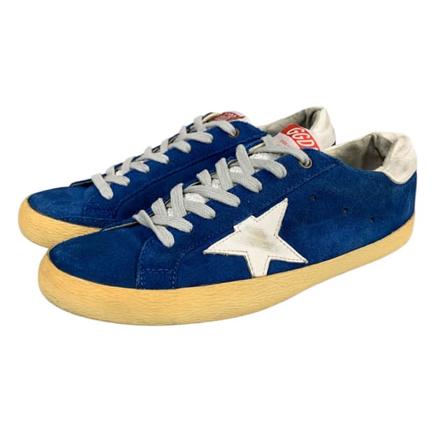 골든구스 슈퍼스타 스웨이드 블루 42(265)