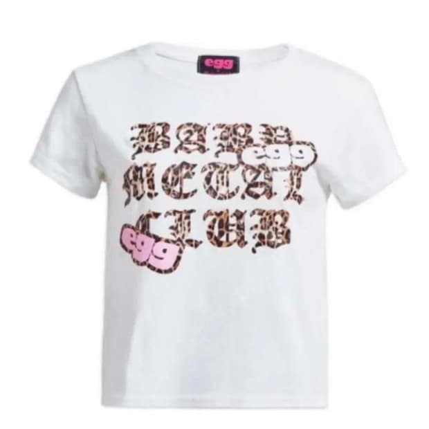 베이비메탈클럽 에그 콜라보 반팔 티셔츠