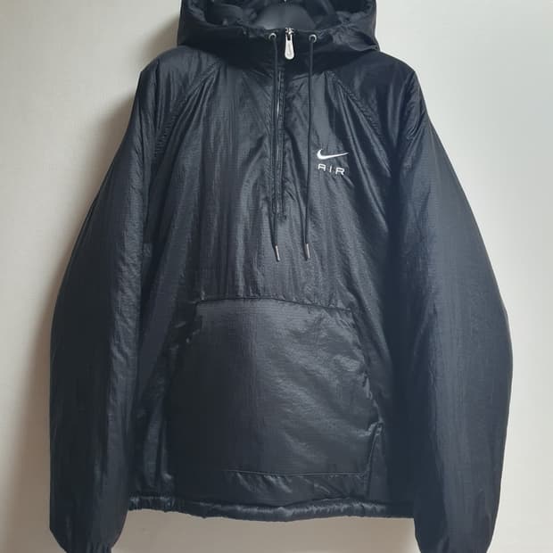 택포 나이키 자켓 하프집 아노락패딩 윈터라이즈드 후드 숏점퍼 100