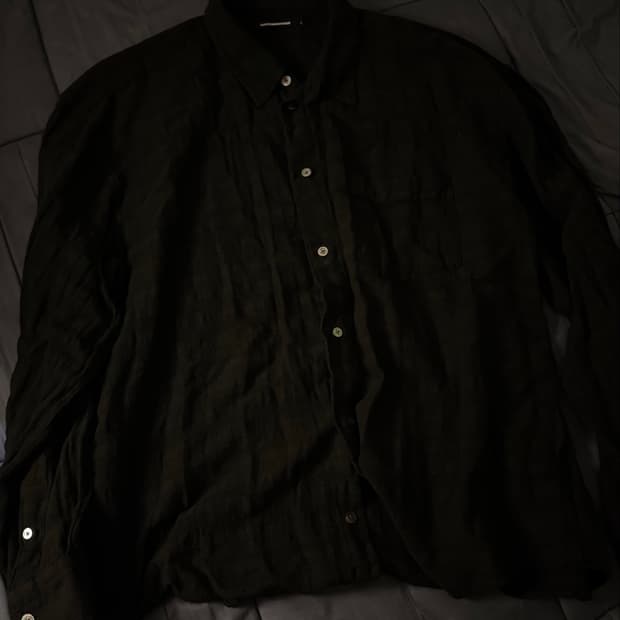 해칭룸 Classic Shirt 블랙 4사이즈