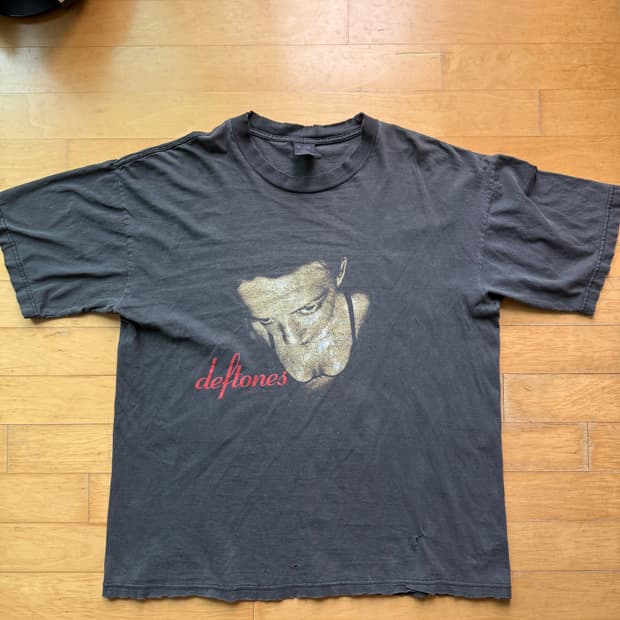 1997 데프톤즈 Around The Fur 앨범 프로모 티셔츠 XL