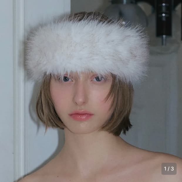 포에지담 퍼 워머 헤어밴드