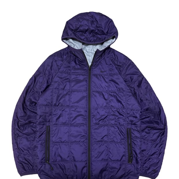 나이키 스우시 리버시블 퀼팅 경량 자켓