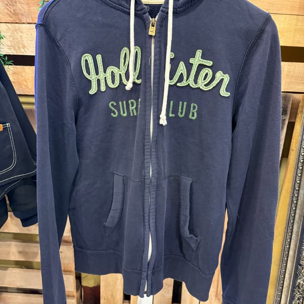 홀리스터 네이비 후드집업