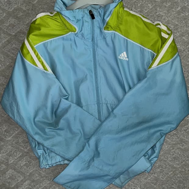 빈티지 아디다스 크롭 바람막이