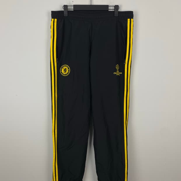 아디다스 삼선 첼시 챔스 우븐 트레이닝 트랙팬츠 M <490>