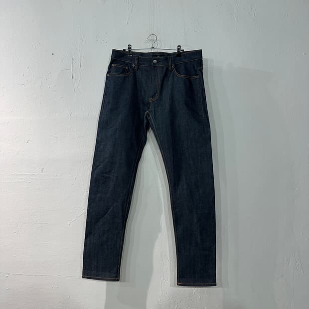 유니클로J+ 셀비지 청바지 33