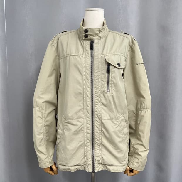 캘빈클라인 빈티지 집업 블루종 자켓/#3658