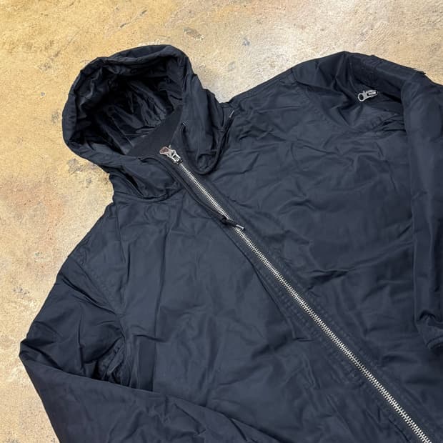 [정품/S] 반스 블랙 후드 집업 항공 점퍼 b16