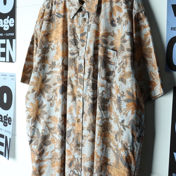 (2XL-3XL) 브랜드빈티지 반팔셔츠 남방 USA 하와이안-H33117
