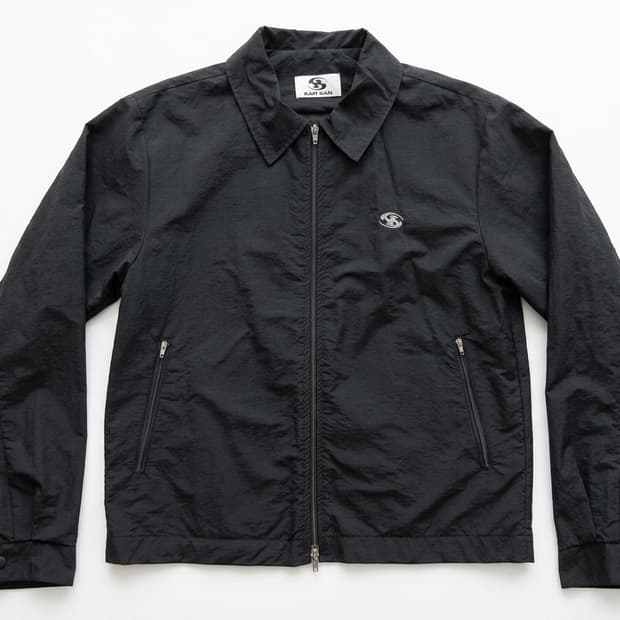산산기어 초판 2way zip crop coach jacket