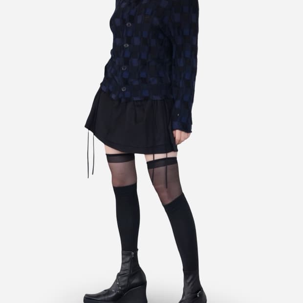 Yohji Yamamoto | Checkered Cardigan