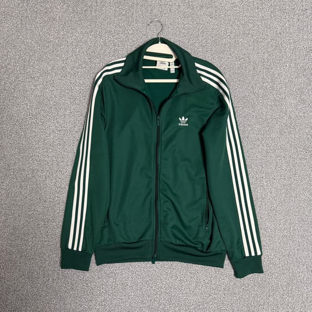아디다스 베켄바우어 져지 딥 그린 L 트랙탑