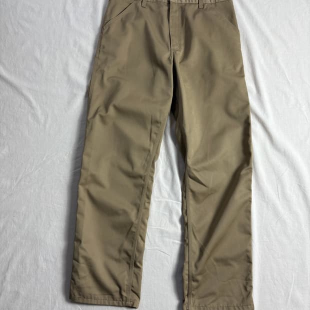 Carhartt 칼하트 베이지 심플 코튼 팬츠 32