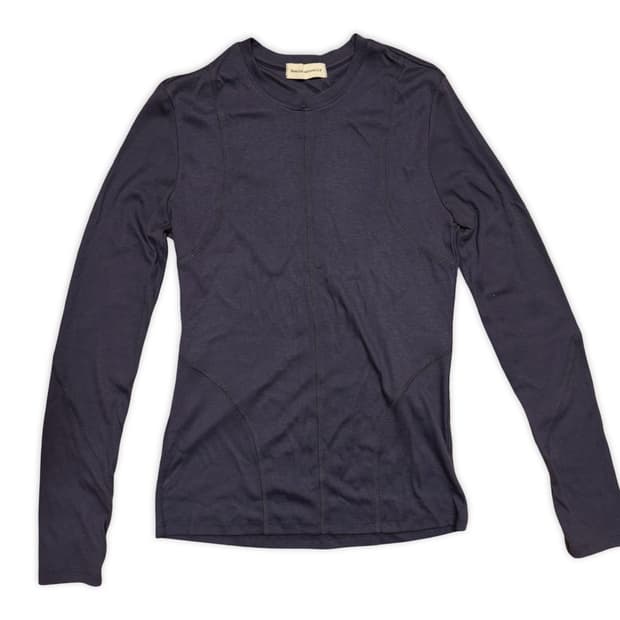 빈티지 절개 티셔츠 차콜 