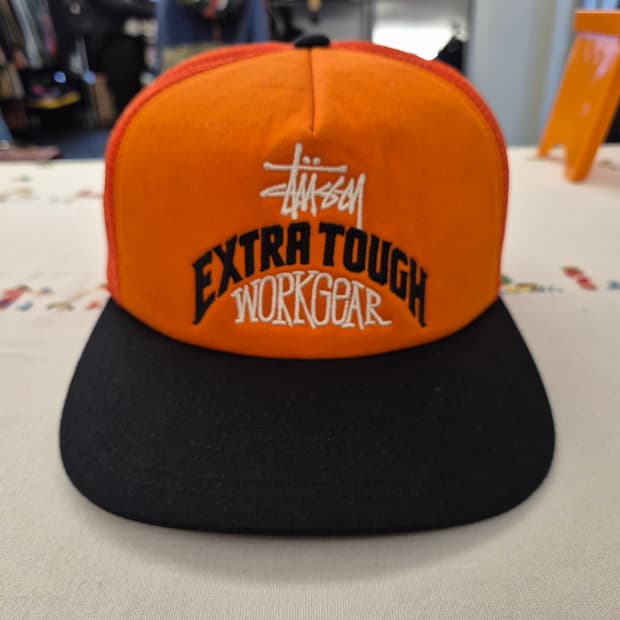 스투시 extra tough 메쉬 캡