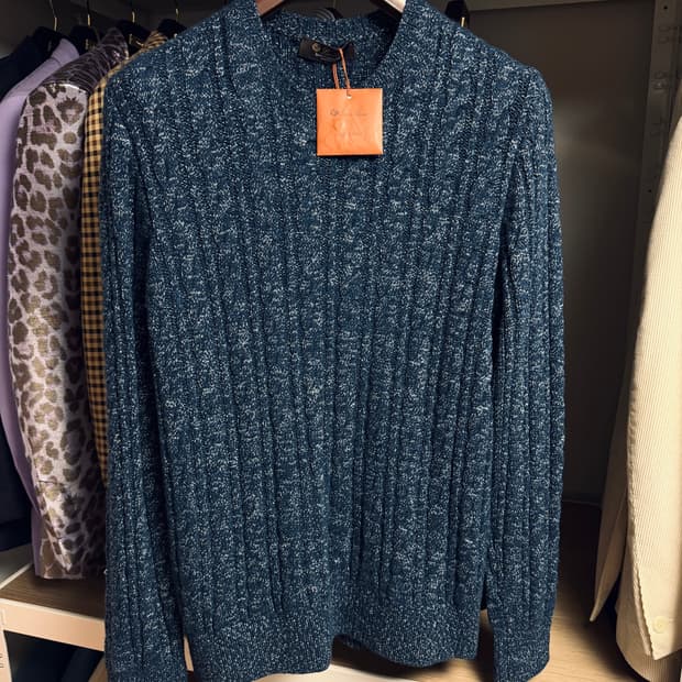 (새상품,강추👍)로로피아나 베이비캐시미어 케이블 스웨터 니트