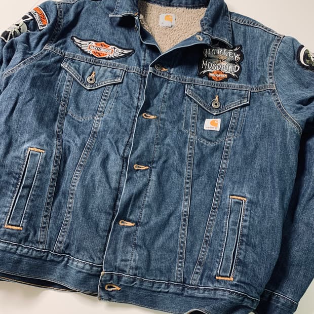 칼하트 Carhartt x 할리 데이비슨 청자켓