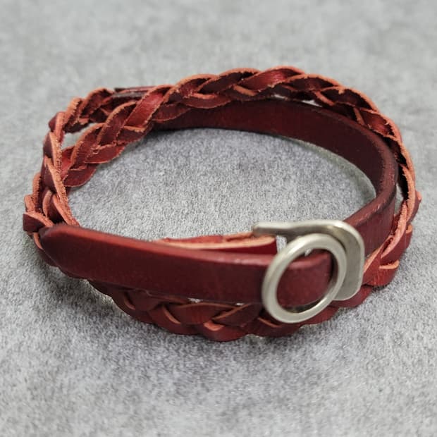 vintage leather bracelet
