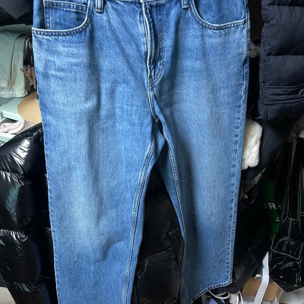 유니클로 jwa 스트레이트진 중청 31