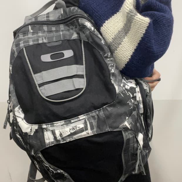 00’s Oakley 오클리 디지털 체크 엘립스 로고 백팩
