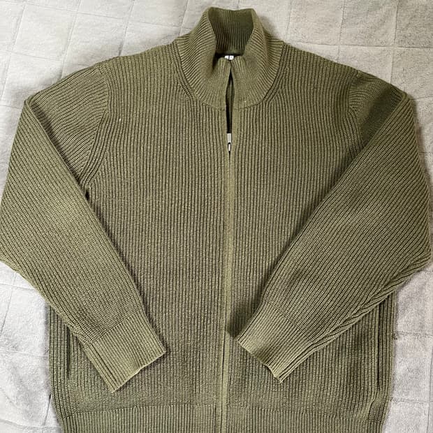 유니클로 니트 집업