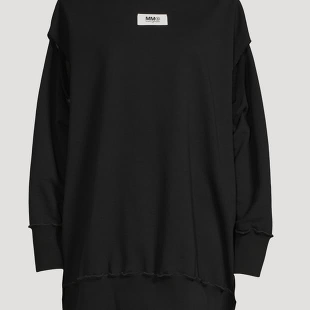 [21FW] MM6 메종 마르지엘라 리버스 인사이드 아웃 맨투맨 (S)