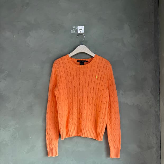 폴로 랄프로렌 꽈배기 니트