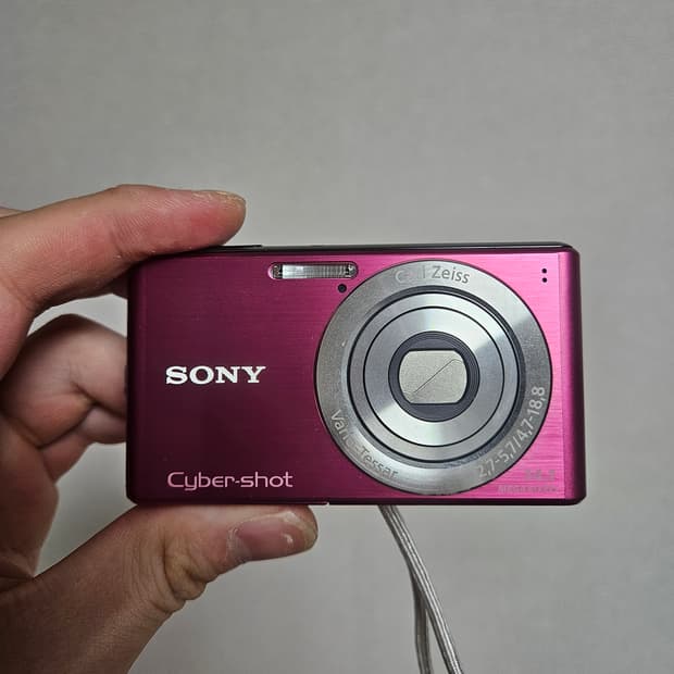 (민트급) 소니 사이버샷 DSC-W530 핑크 디카 디지털카메라