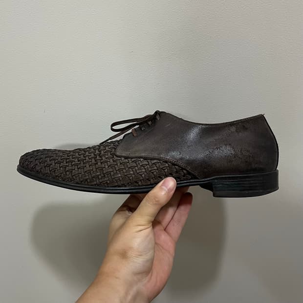 Dolce & Gabbana Brown Derby Shoes