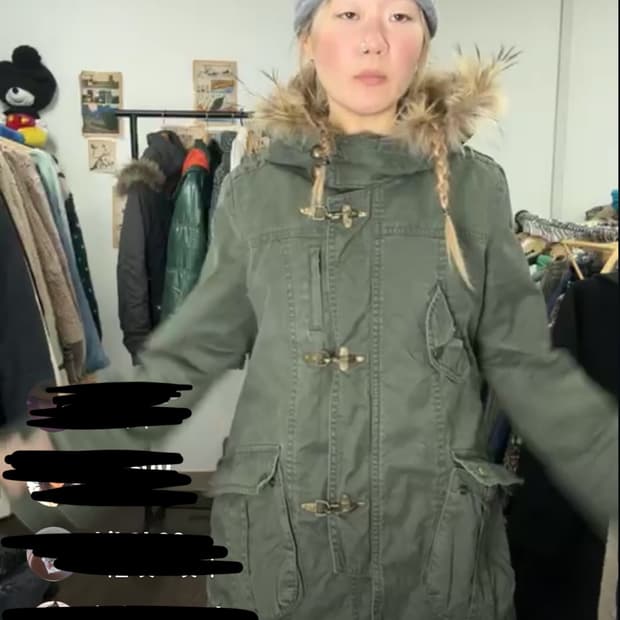 차일드 매거진 버클 훅 야상