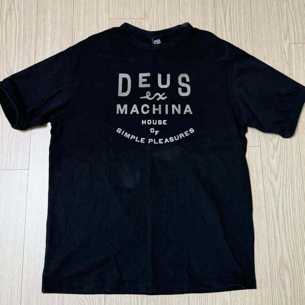 데우스 엑스 마키나 링거 티셔츠 블랙