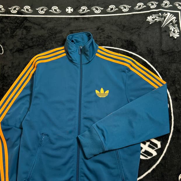 Adidas 아디다스 파이어버드 블루네이비 오렌지 져지 90 