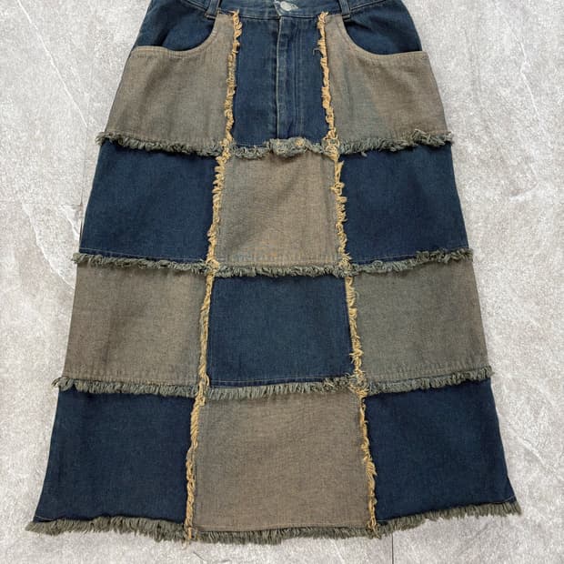Vintage Denim Skirt 