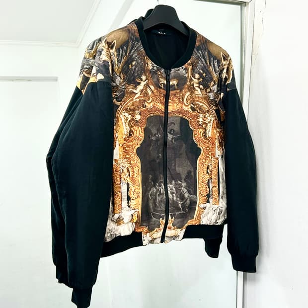 Ksubi 수비 그레픽 패디드 봄버 자켓