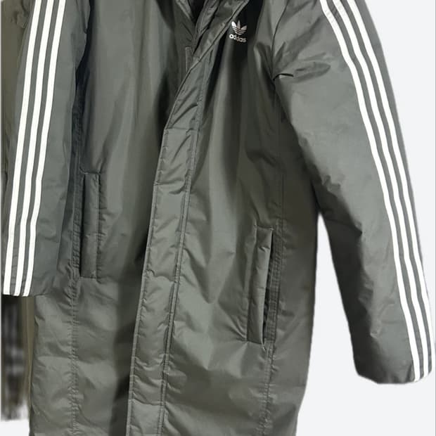 아디다스 매니저 자켓 오리지널 롱패딩 카키