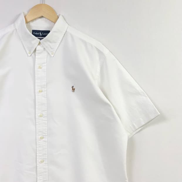 XL 폴로 옥스포드 화이트 셔츠