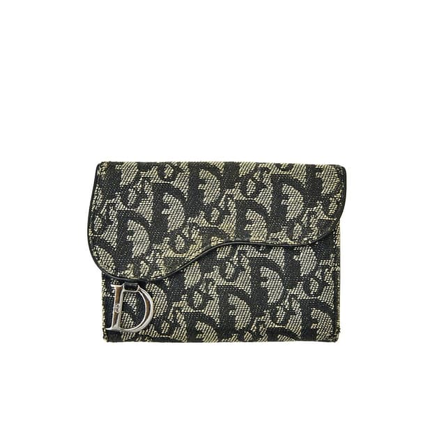 디올 오블리크 새들 반지갑(정품)