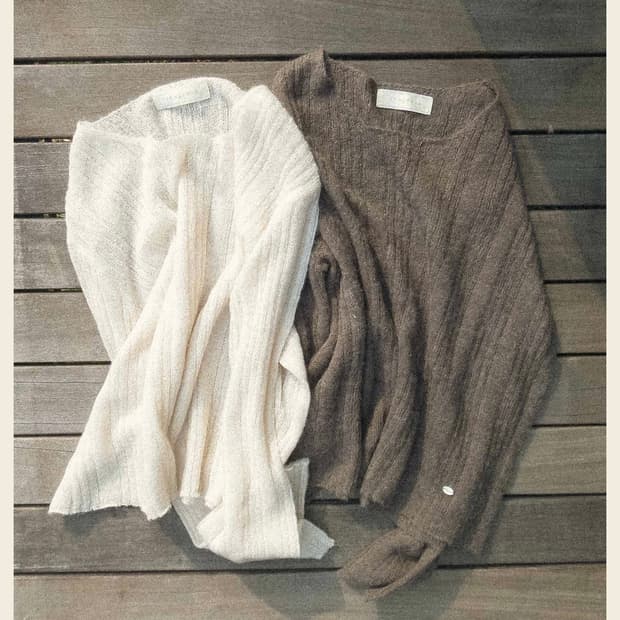 스너그눅 lily knit 요거트 새상품