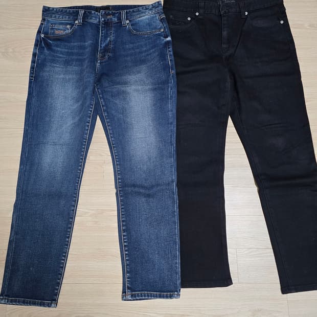 플랙진 기모 청바지