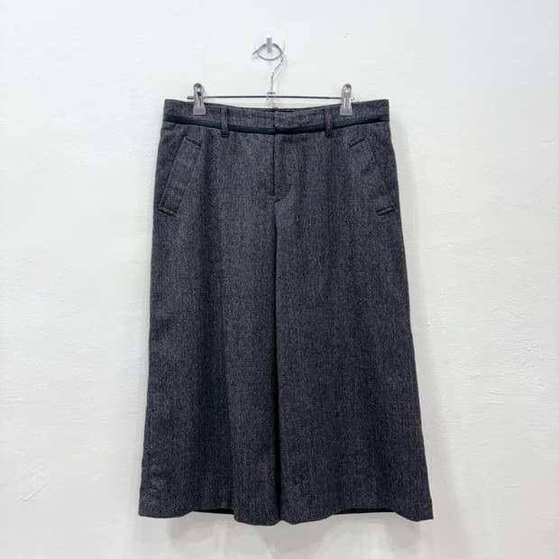 빈티지 8부 헤링본팬츠